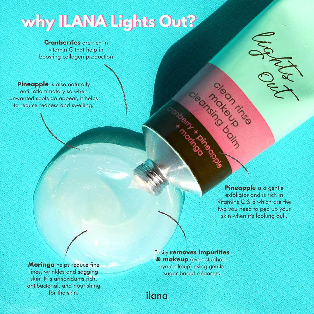 Ilana Organics Lights Out Clean Rinse Makeup Cleansing Balm
