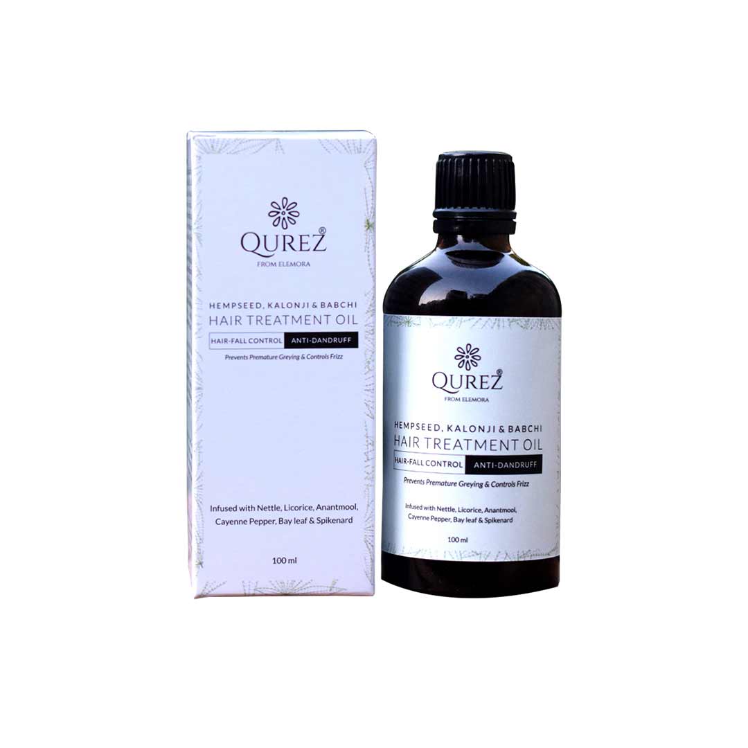 Vanity Wagon | Buy Qurez Hair Treatment Oil with Hempseed, Kalonji & Babchi