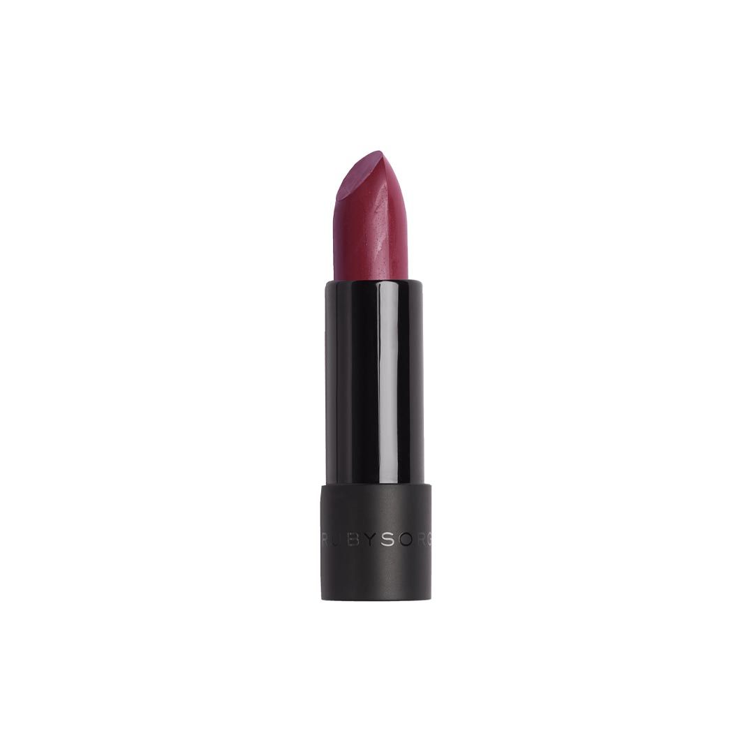 Ruby's Organics Berry Lipstick, Brown with Purple Undertones -1